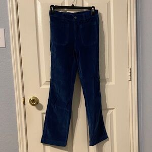 Free People Navy Corduroy Pants
